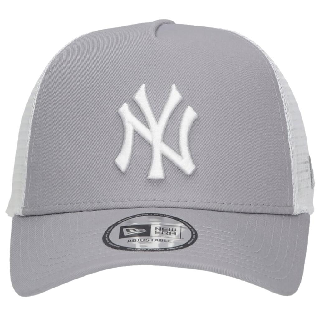New Era New York Yankees MLB Clean Trucker Cap, graue Herrenmütze