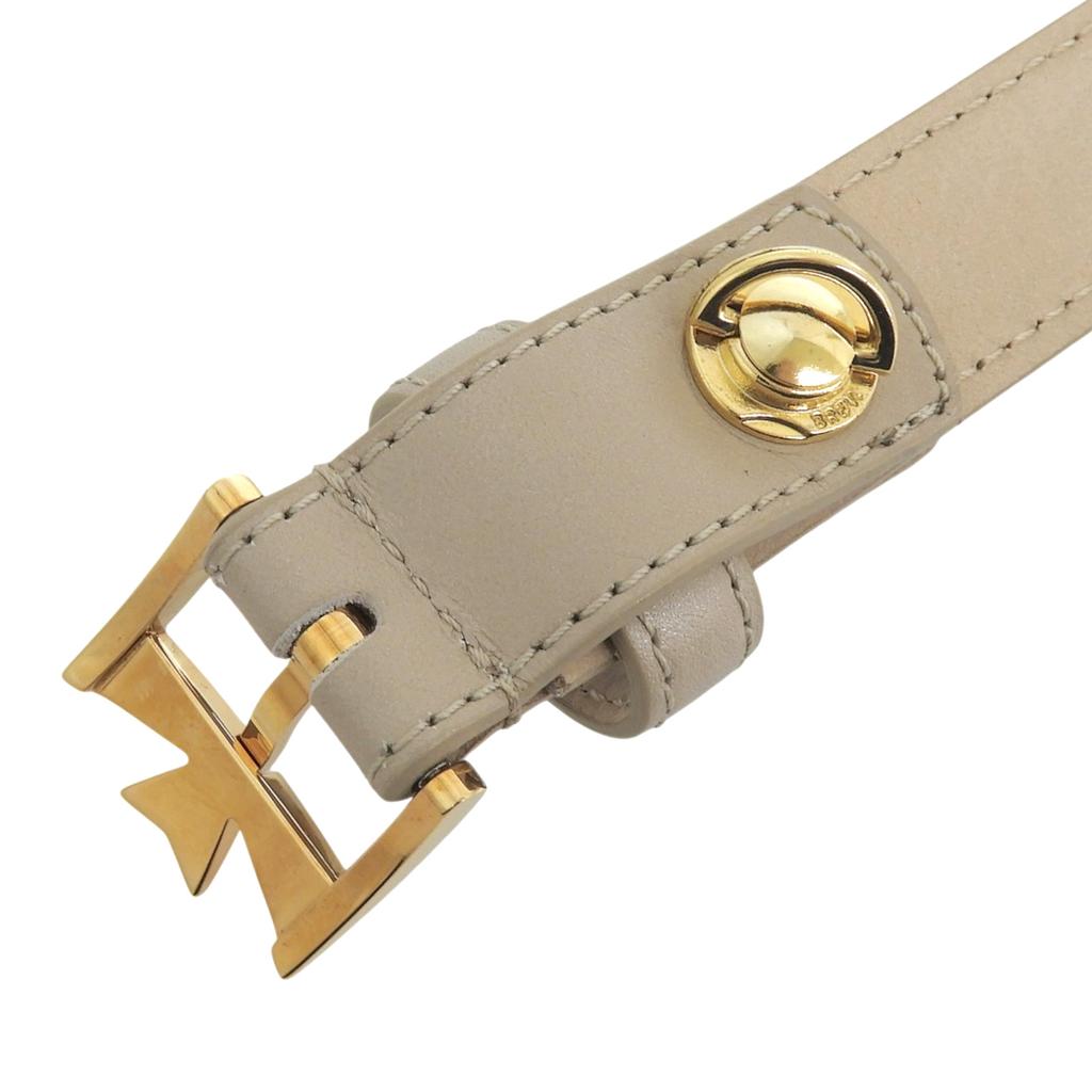Excellent VACHERON CONSTANTIN belt beige leather mens Used