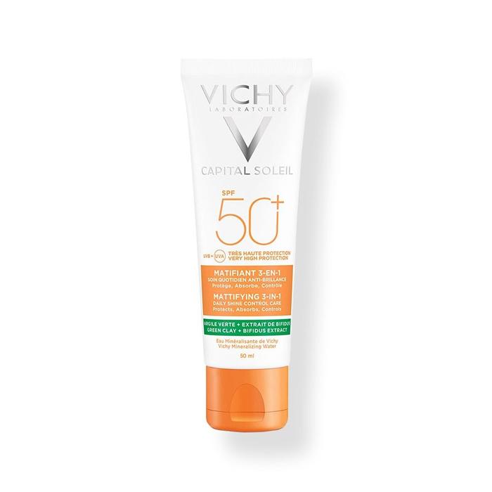 

Vichy Capital Soleil Матирующее средство 3 в 1 Spf50+ 50 мл