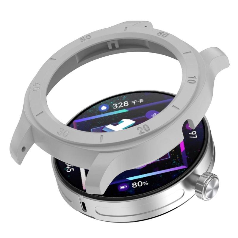 Protective Shell Fit for Smartwatch Protective Frame Cover Smartwatch Replacement Half-Coverage Case Hoiusing