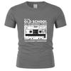 Cotton Tshirt for Boys Fashion Brand T Shirt Mens Loose Cassette Tape Pencil Boombox Headphones Mixtape Old School Dj Deejay Tee