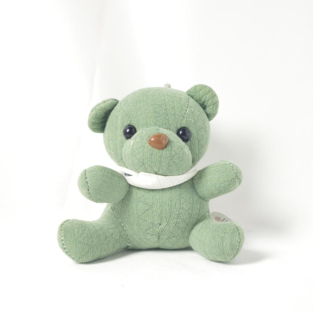 בובה דובי בובת קטיפה קטנה, מחזיק מפתחות תליון בובת דובי יושב