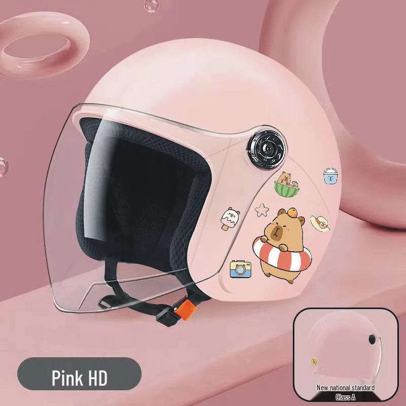 

Certified Women s Winter Helmet with Cute Capybara Design