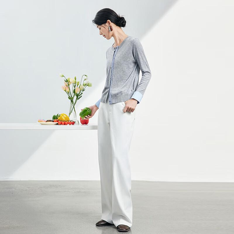 JOY SPEAKER Women's Short Wool Knit Cardigan