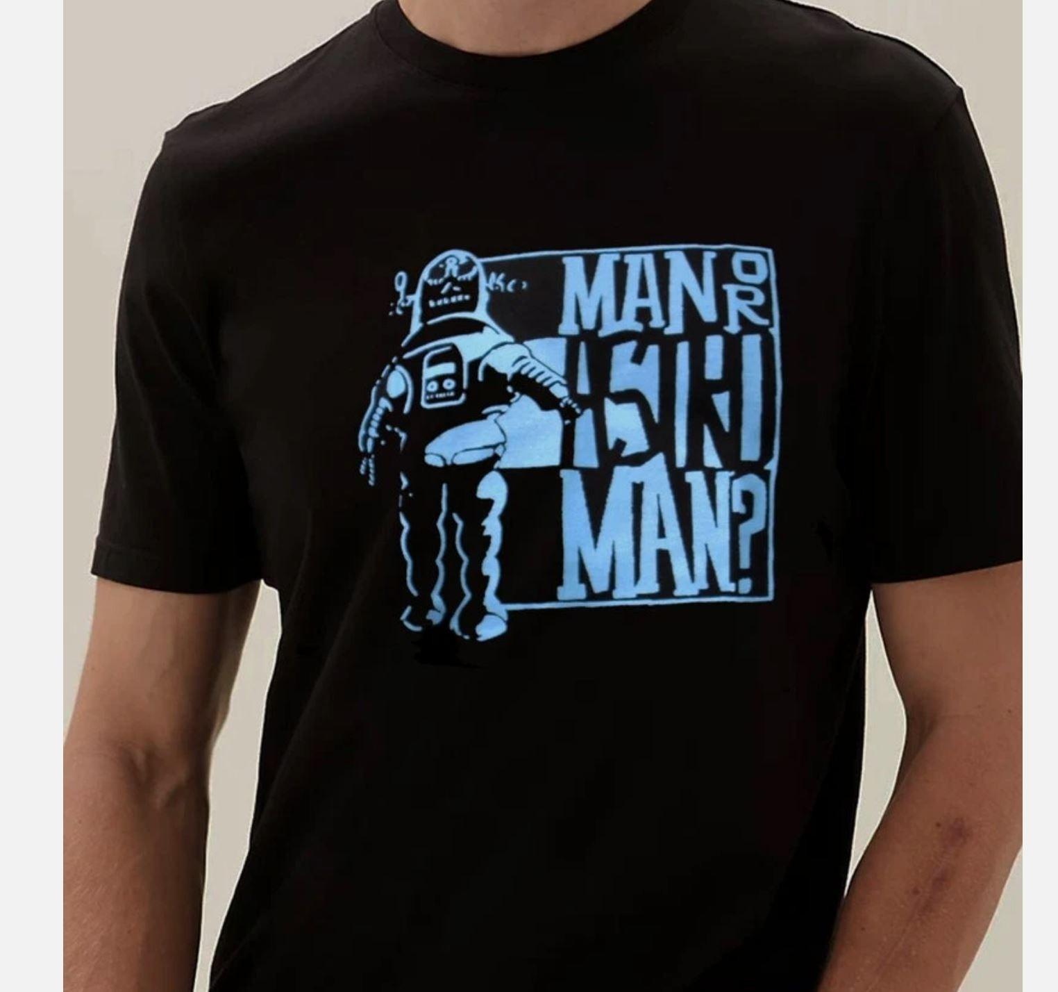 

Man or Astroman t-shirt, Unisex Tee 4XL