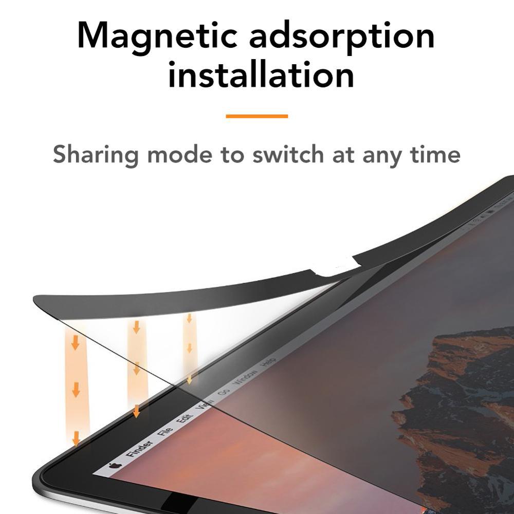 For Apple MacBook Pro 15 Screen Protectors Film A1707 A1990 Removable Magnetic Laptop Privacy Filter