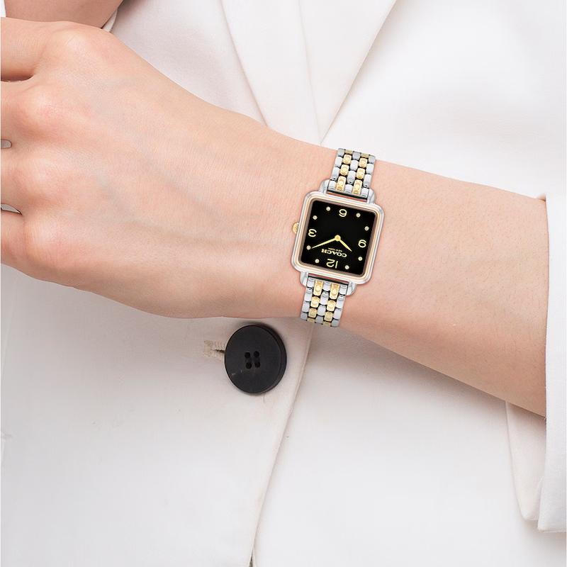 Coach Cass Women's 2H Quartz Watch - 28mm Square Stainless Steel Bracelet - Premium Fashion Timepiece - Gift for Her 14504496