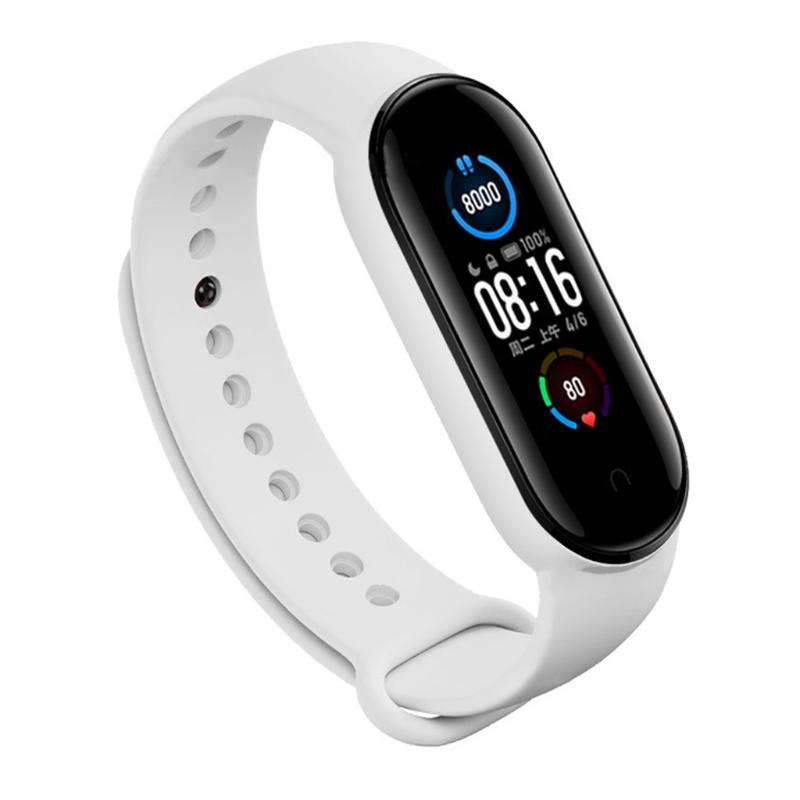 Quick Release Smartwatch Straps Washable Silicone Wristbands Bracelets for Mi Band 6 5 Watch Accessories