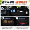 Ideamal Car Storage Luggage Room Bag Trunk Box Large Capacity Easy Installation Black