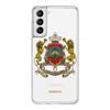 Morocco Flag Soccer Phone Case For Samsung Galaxy S23 S22 Ultra S20 S21 FE 5G S10 S10E S9 S8 Plus 4G Soft Clear Back Cover Couqe