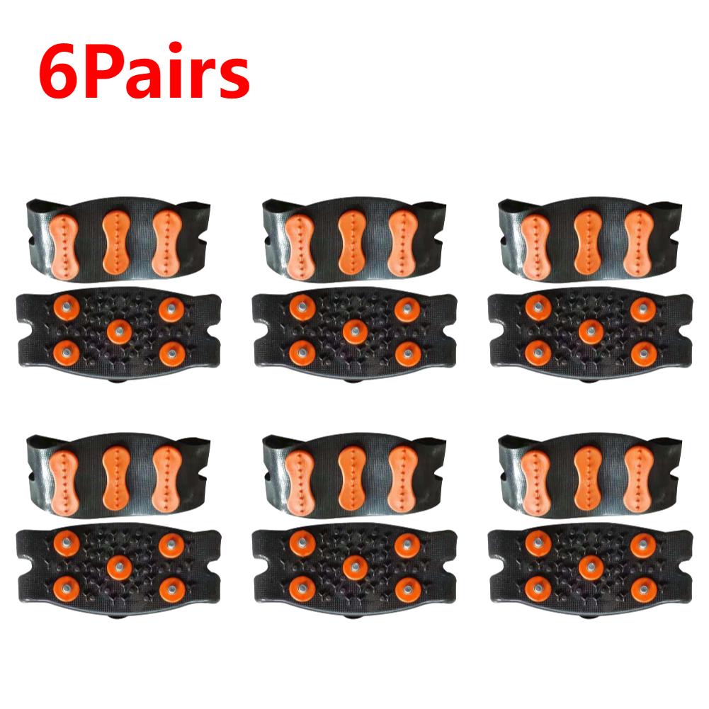 5 Stud Climbing Crampons Anti Slip Gripper Unisex Shoe Spikes Lightweight Foldable Extreme Mountain Climbing Traction Gear