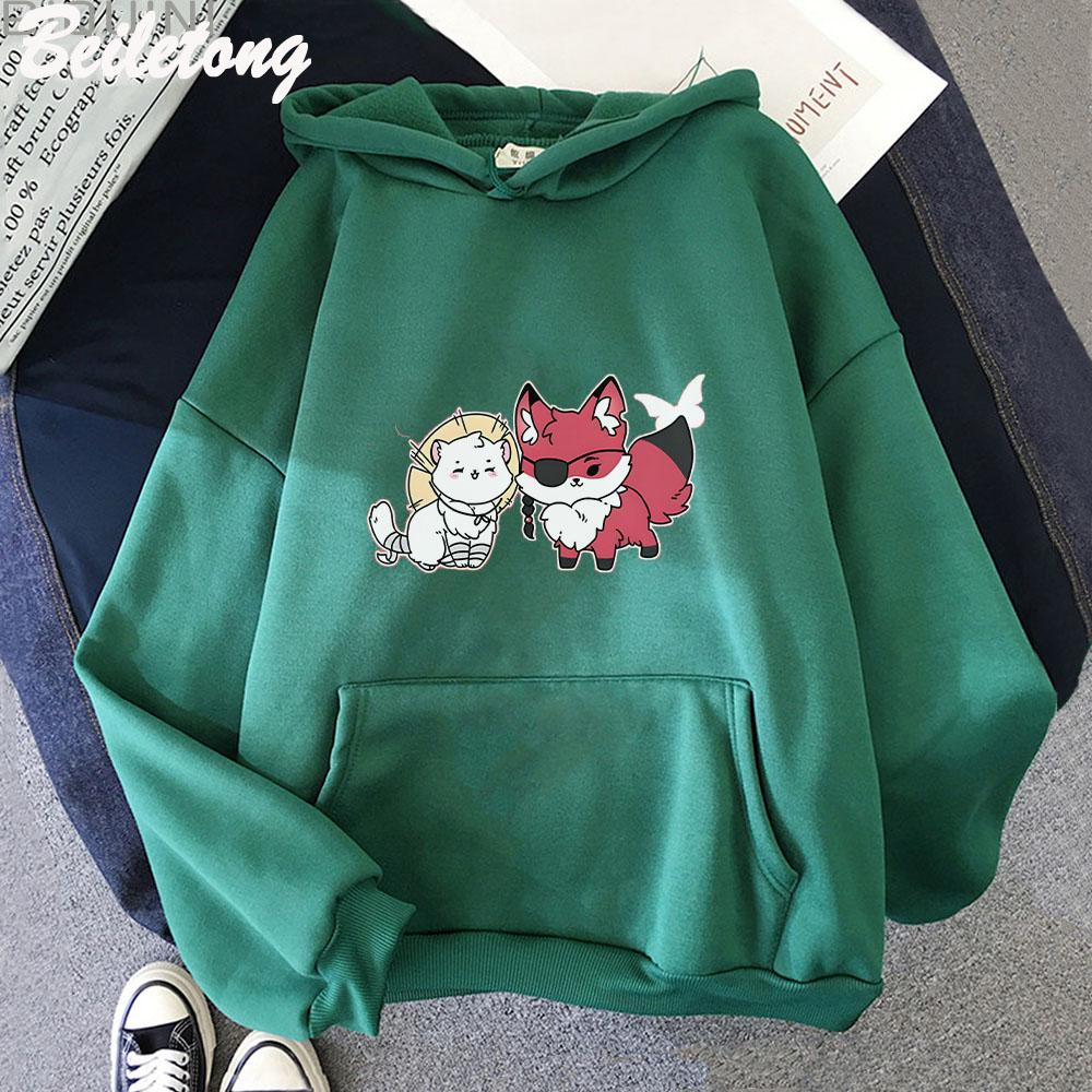 TGCF Hualian Hoodie Tian Guan Ci Fu Hoddies Aesthetic Clothes Harajuku Hoodies Fashion Women Cartoon Sweatshirts