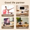 New Retro Bluetooth Speaker Multi Functional 360 ° Panoramic Sound Effect Compact Record Player Audio System for Mobile Phones Computers Desktops 5W