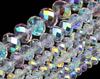 Austrian Crystal White AB Glass Beads 3/4/6/8Mm Transparent With Hole Loose Beads For Diy Jewelry Making Bracelet Craft Supplies