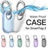 Case for Samsung Galaxy SmartTag 2 Case Protector Clear TPU Cover for Galaxy Smart Tag 2 Protective Shell Waterproof Accessories