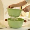 Abay Double-Layer Vegetable & Fruit Drain Basket