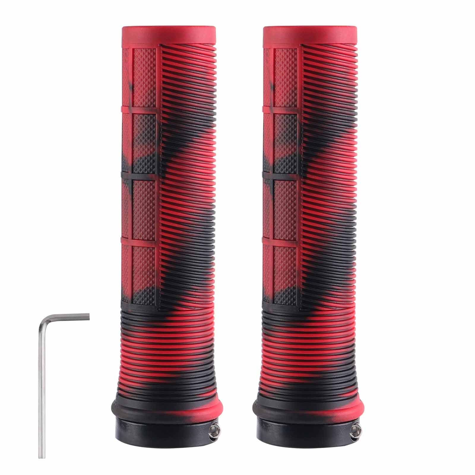 

Mountain Bike Handlebar Covers – Camouflage Rubber - Grips, Soft Straight Tube Handlebar for Road Bikes One Size