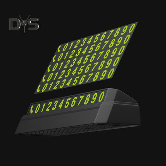 Stable Phone Number Plate Convenient Practical Pressing Style Phone Number Plate