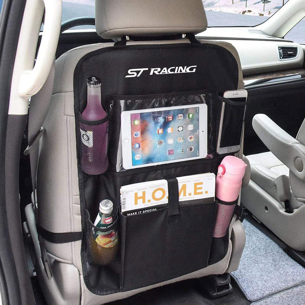 AKS1 Car Storage Pocket Seat Back Hanging Bags for Ford STRACING Mustang Focus Transit Ecosport Edge Fiesta Escape Kuga Mondeo Fusion