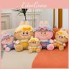 Plush Bear Doll With Sitting Strap For Kids Gift Collectors Soft Toy