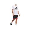 Adidas Aeroready Letter Logo Print Comfortable Durable Casual Short Sleeve T-Shirt Men Tops White JI7099