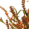 Faux Crepe Paper Flowers Autumn Brown Bouquet Home Decor