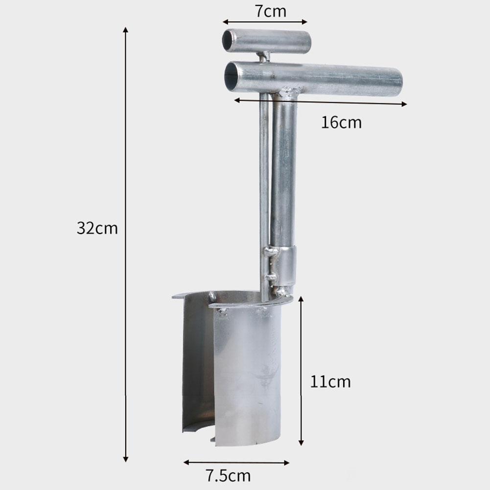 Tree Seedling Transplanter Planting Tool Plant and Fruit Seedlings Transplanter Soil Sampler Gardening Carbon Steel Hole Shovel