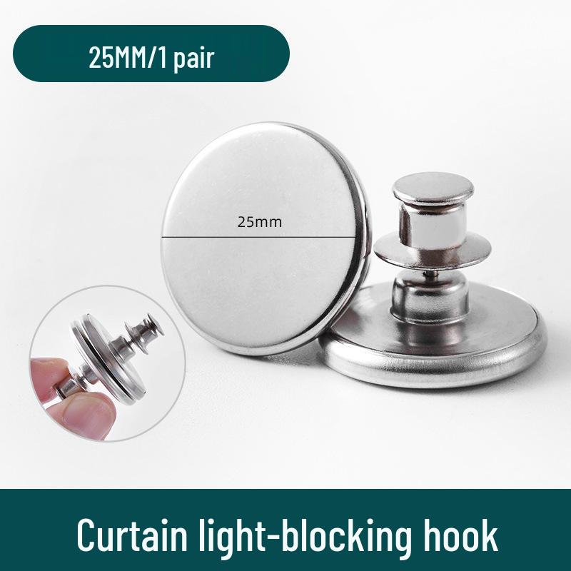 Magnetic Blackout Curtain Bungee: No-Punch Wall Fixer for Dorm & Shower
