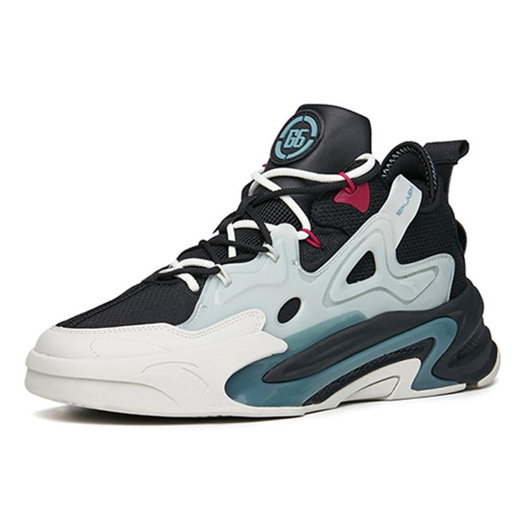 New Anta G6 Soup Wear-Resistant Low-Top Sports Casual Shoes Men's Black Gray Blue 112218082-4