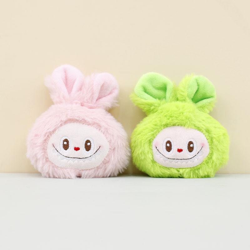 Adorable Bunny Plush Keychain Super Soft Short Plush Stuffed Animal Toy