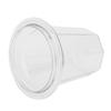 Coffee Ground Dosing Cup PC Antistatic Transparent Coffee Powder Feeder Dosing Cup for Portafilter Basket