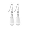 Retro Artistic Cat's Eye Water Drop S925 Sterling Silver Earrings - Personalized and Versatile Design Set