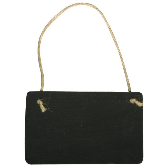 Tableau - sct.-LS - 10x6 cm - Bois massif - Noir - A suspendre