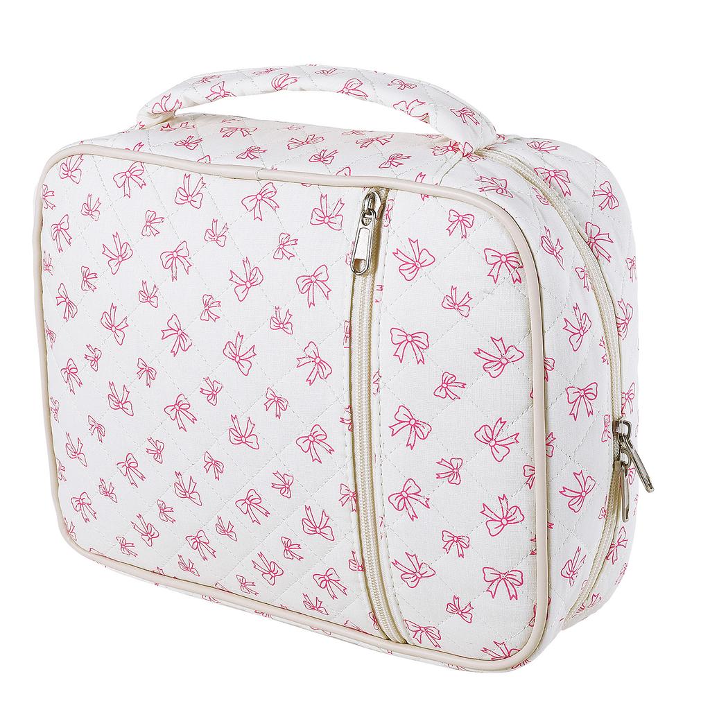 Portable Lunch Tote Bag Multi-Function Quilted Meal Bag Large Capacity Insulated Waterproof for Work School Camping Picnic