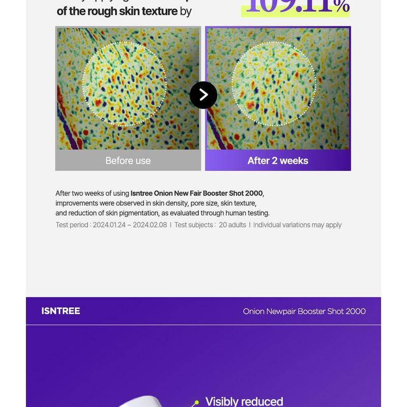 Isntree - Onion Newpair Booster Shot 2000