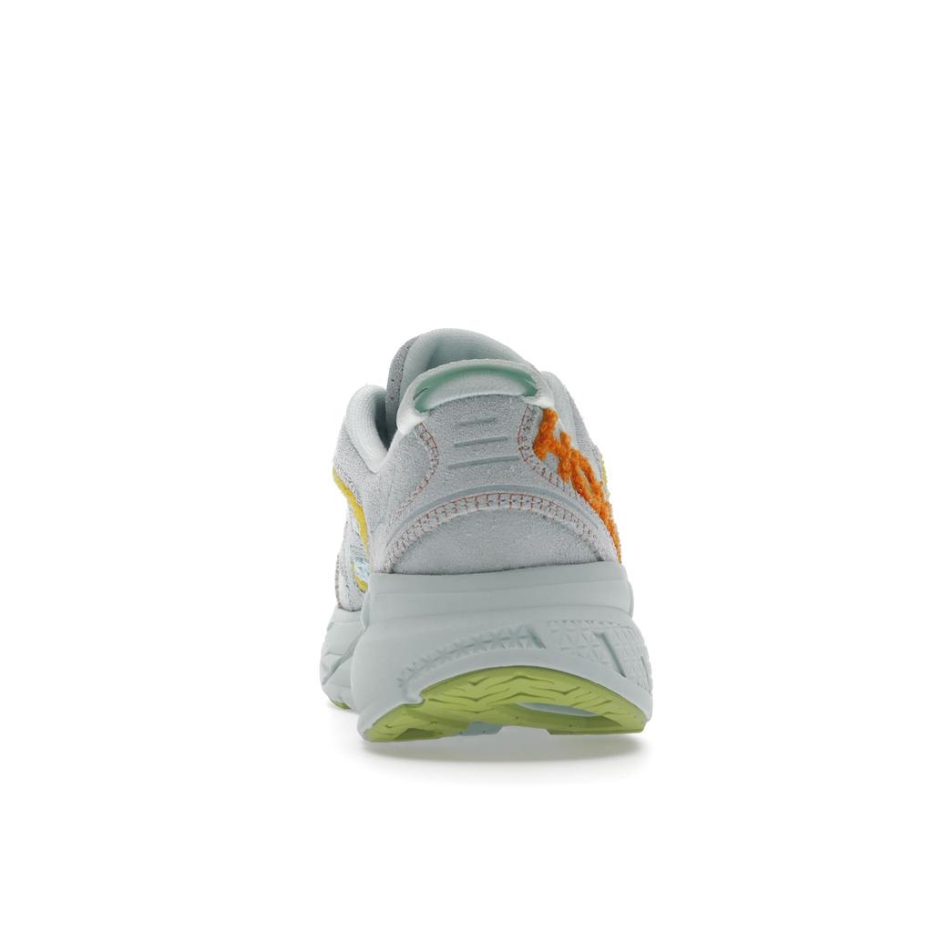 HOKA Clifton L Embroidery - Blue Glass Unisex Sneakers Radiant-Gelb 1126854-BGRYL