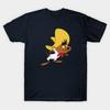Men Black Print T-shirt Speedy Gonzales - Classic Cartoon Lover No-Cut Transfer Paper Print Cotton Tshirt