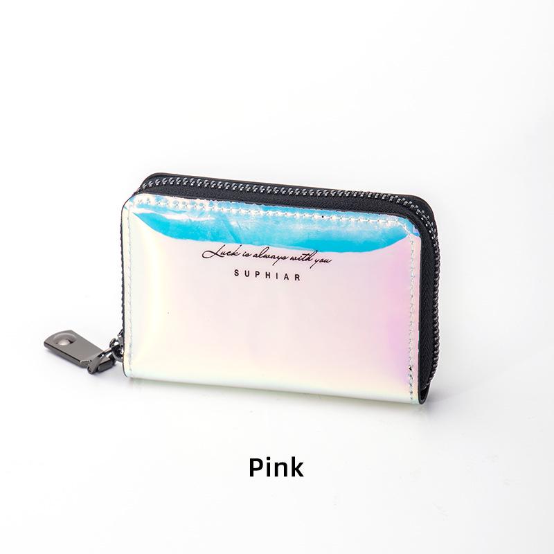 Cross-Border Laser-Design Card Holder: Stylish, Lightweight, Multifunctional Zipper Wallet