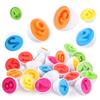 Chicken Storage Box Twisted Egg Pairing Smart Egg Geometric Fruit And Vegetable Digital Early Education Educational Toys Source
