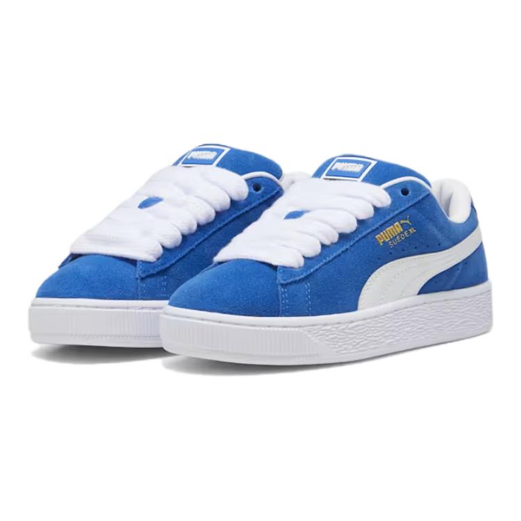 Puma Suede XL Lightweight Comfortable Durable Low-Top Kids Sneakers Kids sneakers Blue 396577-01