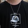 Retro Motorcycle Children's Male Korean Chain Hip-hop Versatile Sweatshirt Chain Accessories Necklace Pendant
