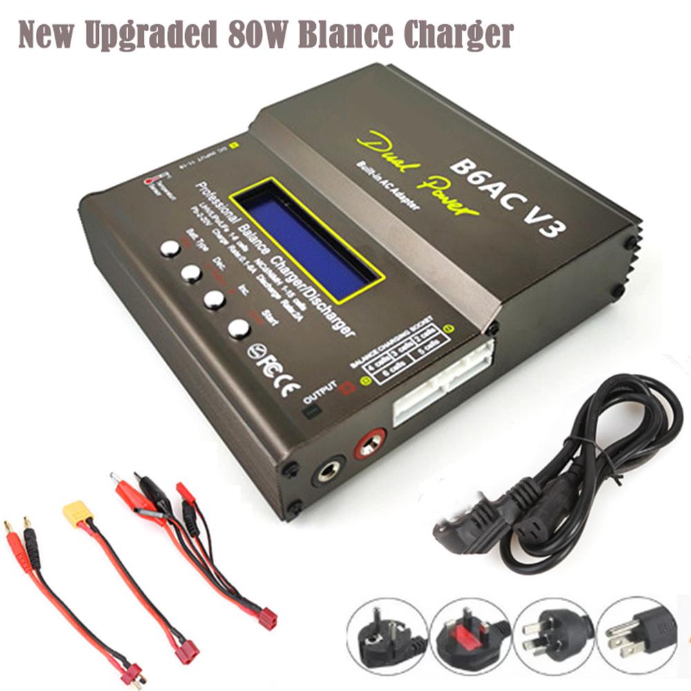 

Smart Balance Charger for RC Helicopter 80W IMAX B6AC V3, with re-peak Function for NIMH, NICD, LIHV, NICD, PB, Li-ion batteries