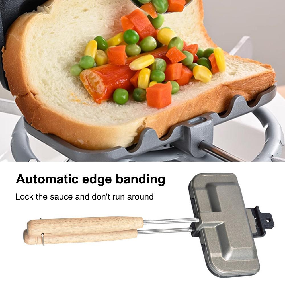 Bakvormen Multifunctionele Spek Ham Koekenpan Hittebestendig met Lang Handvat voor Ontbijt Pannenkoeken Toast Omeletten