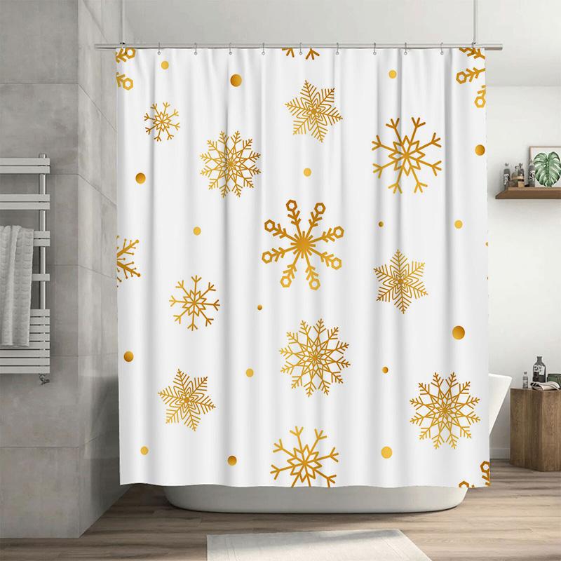 

Tu Shower Curtain Waterproof Vintage Floral Pattern Bathroom Decor Farmhouse Style Fabric Backdrop Washable Modern Home Textile W60H190(CM)-1 Pcs