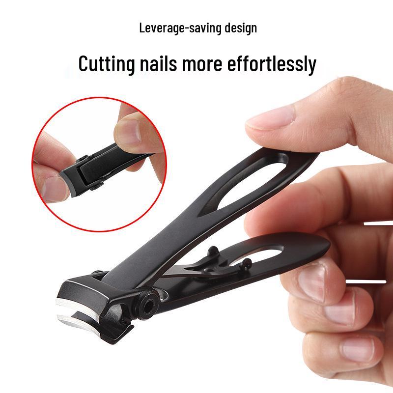 Anti-Splash Stainless Steel Large Nail Clipper Set for Thick Toenails
