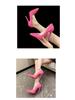 Popular Women's Red Bottom High Heels, Size 35-50, 12cm Stiletto, Large Size Professional Wedding Shoes