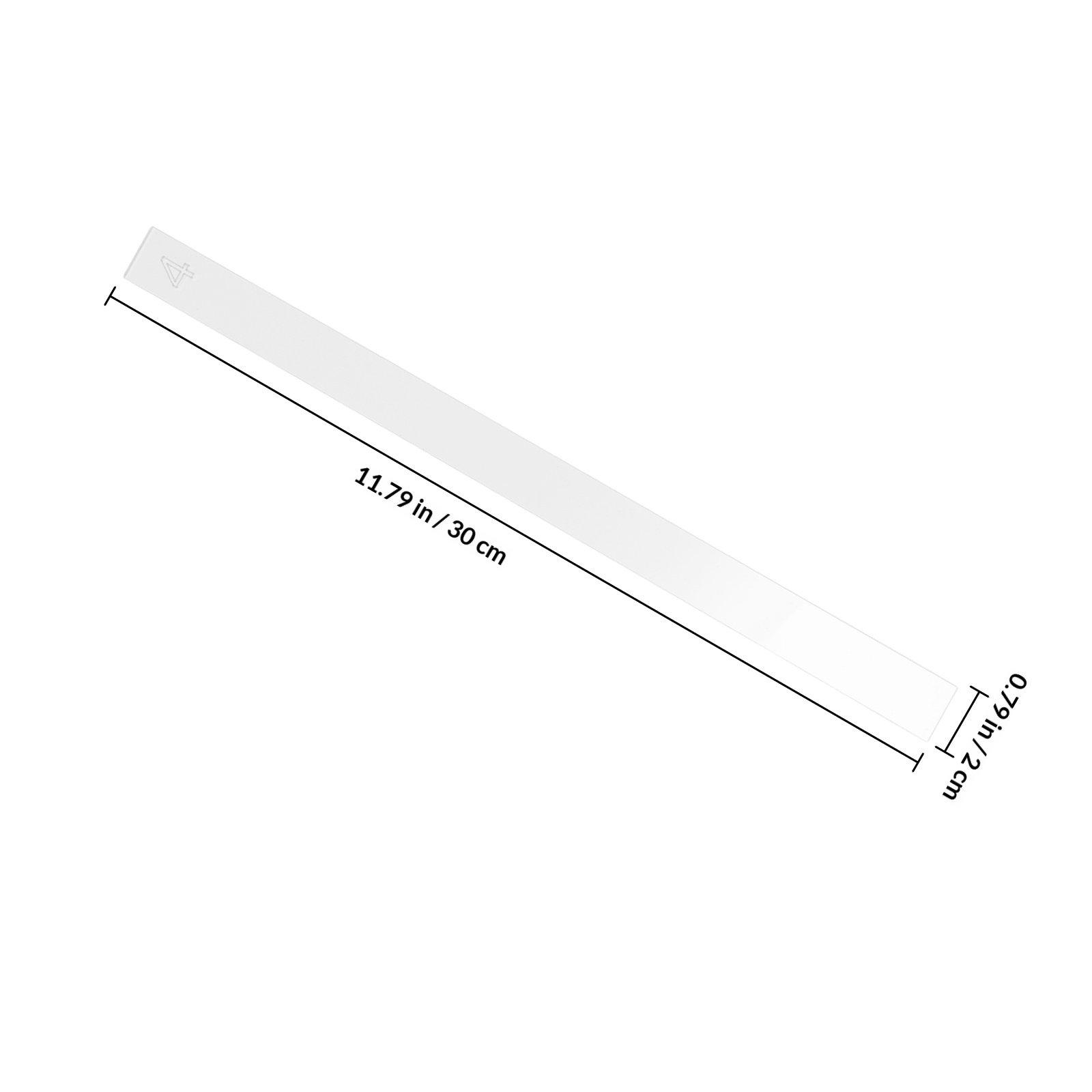 Professional Acrylic Cookie Thickness Ruler Baking Measuring Tool for Fondant Dough Strips Pastry Smoother Leveling Guide Roll