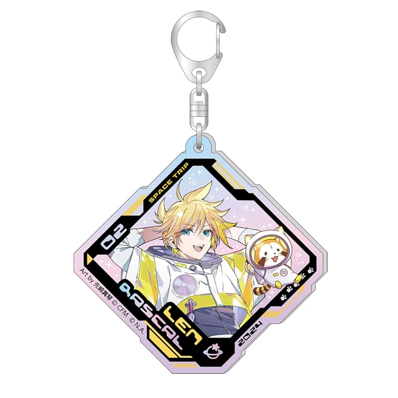 

Hatsune Miku x Rascal 2024 Aurora acrylic keychain/Kagamine Len