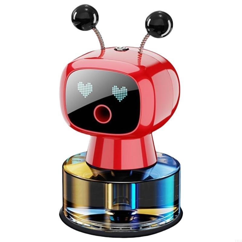 Y4UA Fashionable Robot Car Air Freshener intelligent Robot Car Air Freshener Scent Diffuser