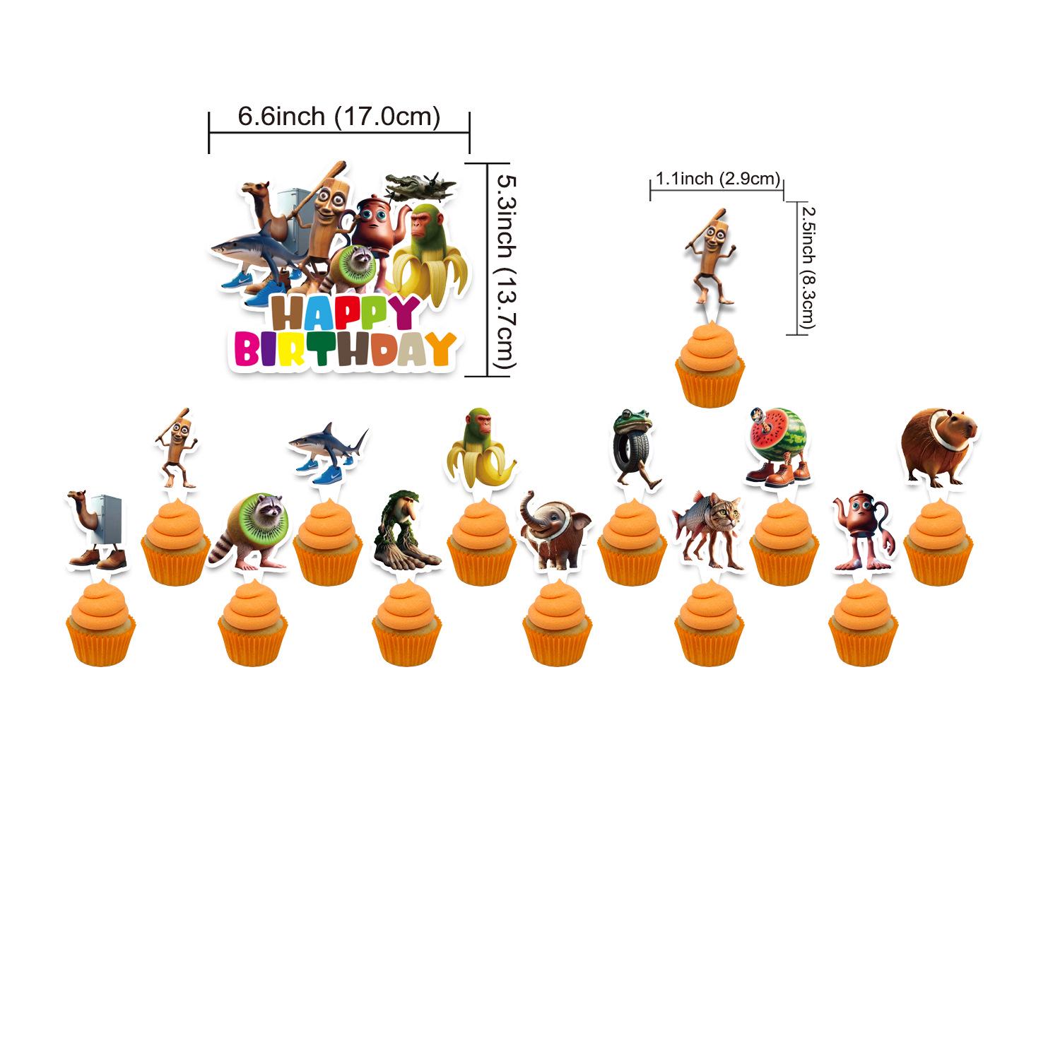 

Available: Mountains and Seas Festival Scene Party Decoration Kit - Banner, Balloons, Pull Flags, Cake Toppers.